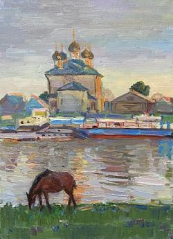 На закате